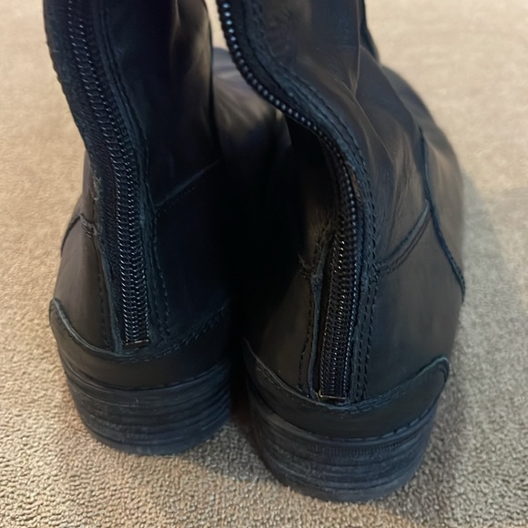 Sam Edelman Size 9.5 Penny Riding Boot Tall Black Leather Back Zipper (TD) - Picture 6 of 10